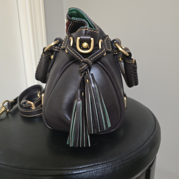 Dooney & Bourke Florentine Mini Satchel/Color: Brown T'moro - Picture 4 of 12